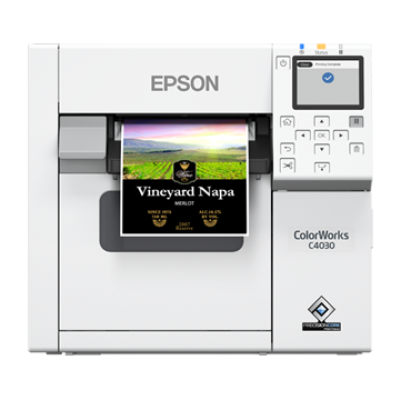 Epson CW-C4030 桌面型高精度彩色標籤打印機 